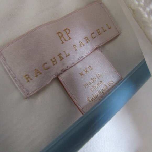 Rachel Parcell White Ruffle Short Sleeve Dress Size XXS,Lined - Picture 6 of 9